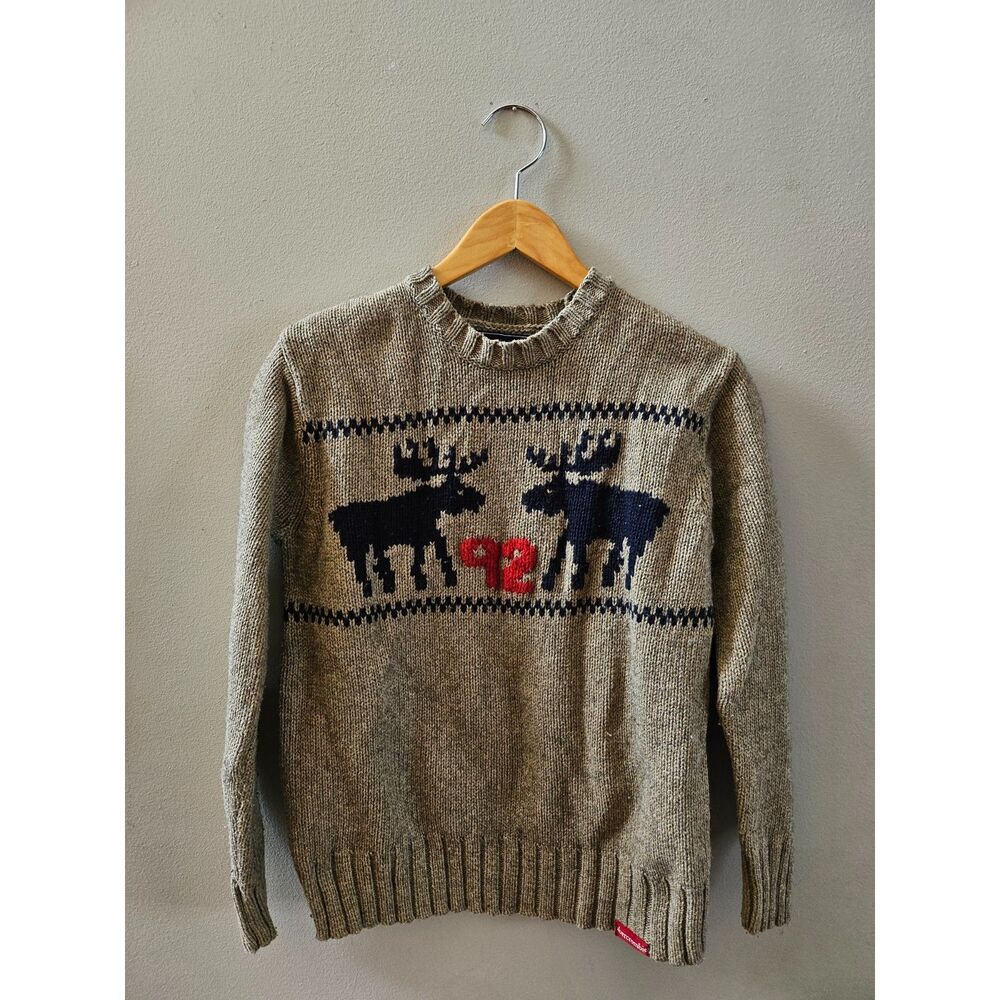 Wool Knitted Crewneck - Men's